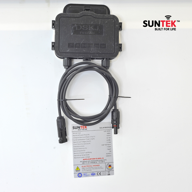 Tấm PIN Năng Lượng Mặt Trời SUNTEK SSP-200W- Hàng Chính Hãng - Bảo hành 12 năm, tuổi thọ 30-50 năm