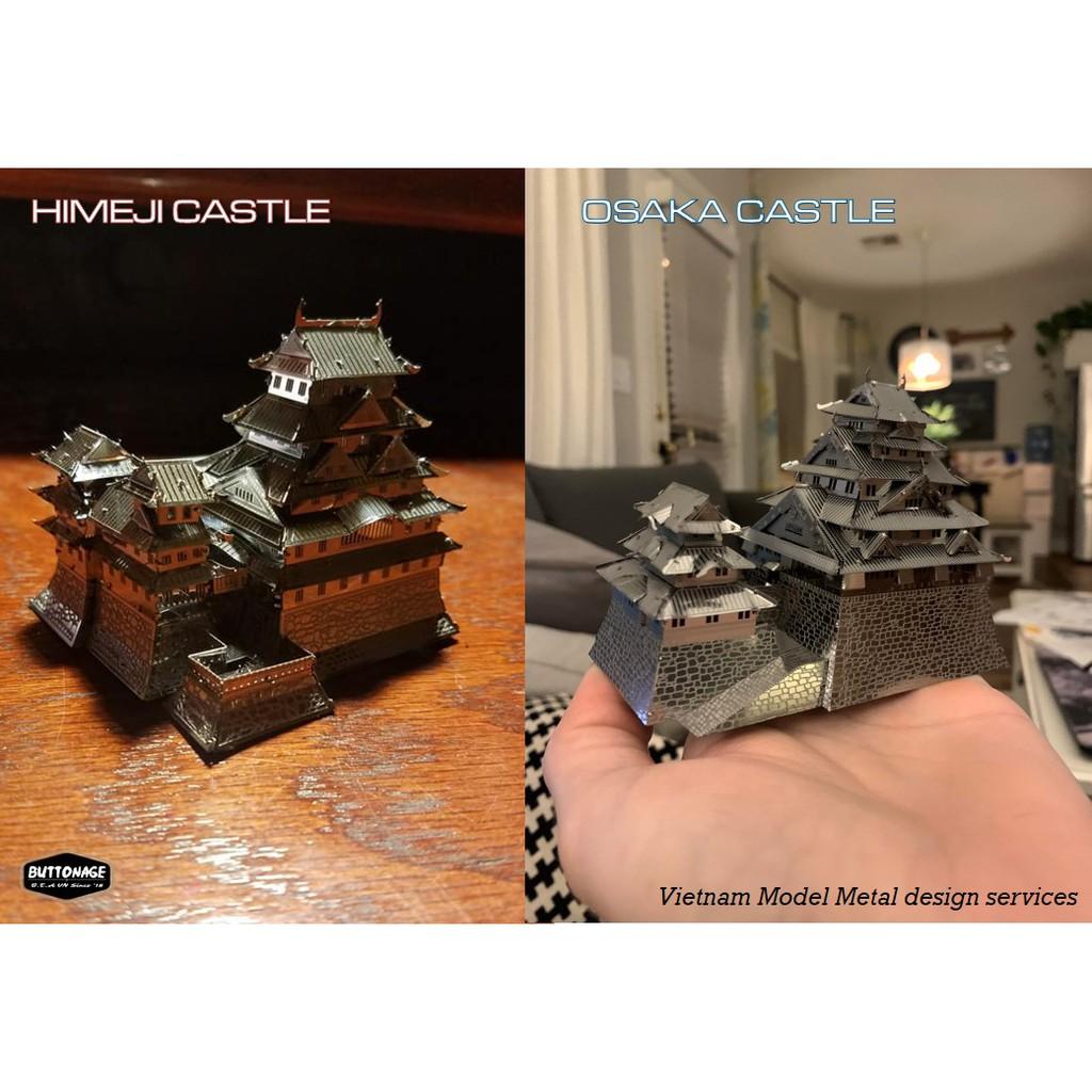 Mô Hình Lắp Ráp 3d Lâu Đài Osaka