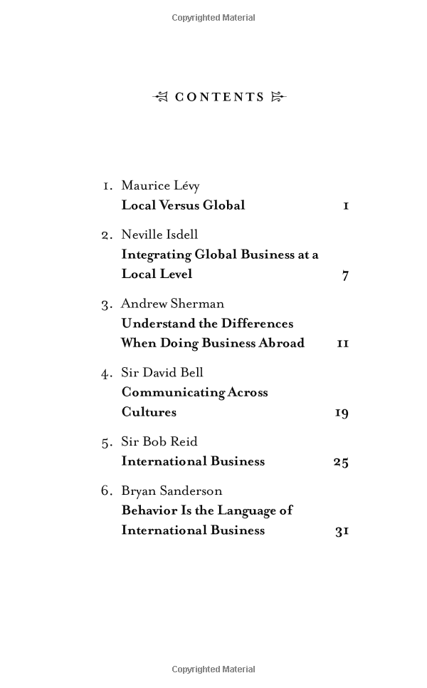 Doing Business Globally