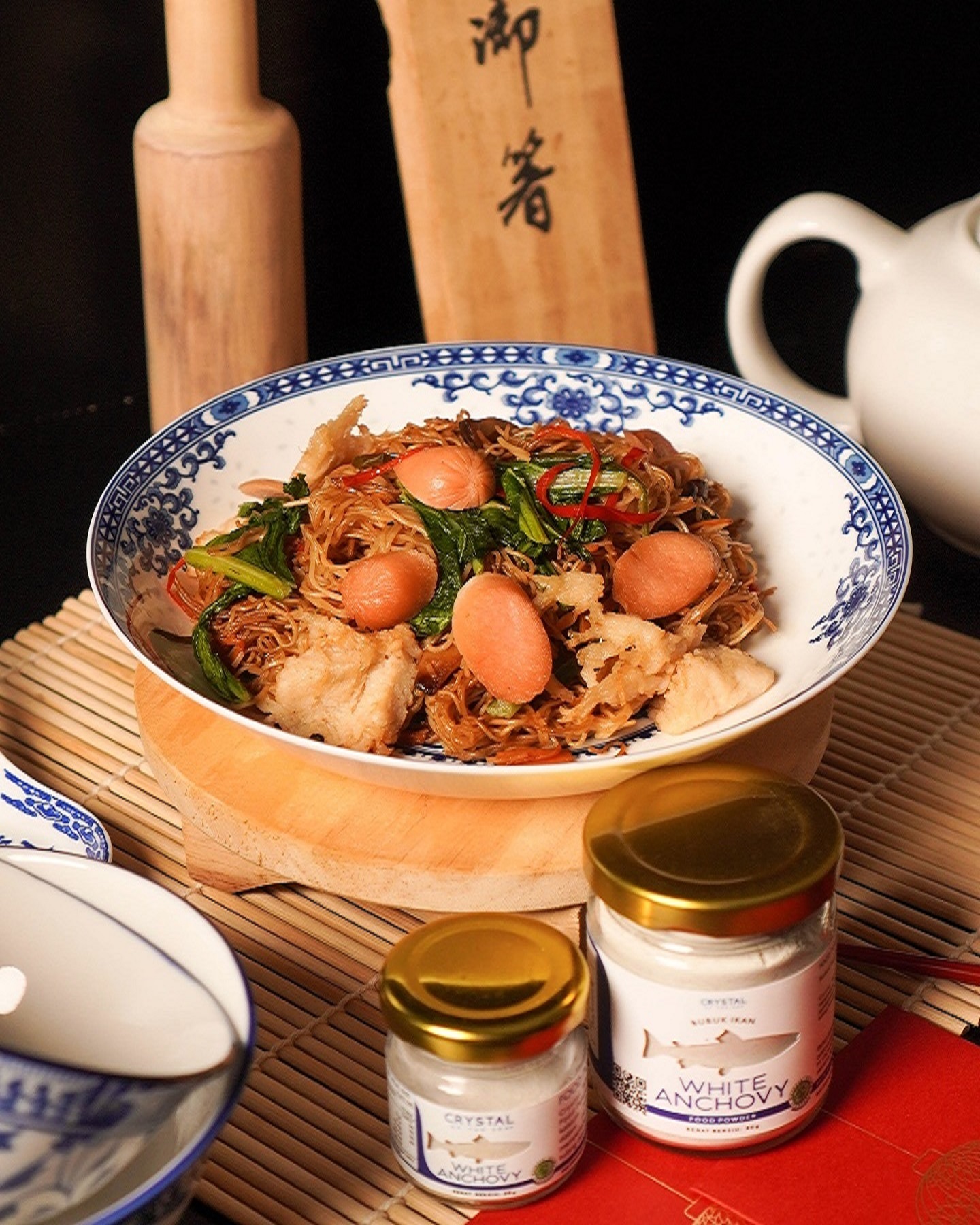 Bột nêm Cá Cơm Trắng - CrystalSea, Chứng nhận SFA, hàm lượng Omega-3 cao, tốt cho sự phát triển của não và xương, phù hợp cho trẻ từ 6 tháng tuổi, phụ nữ mang thai và người già
