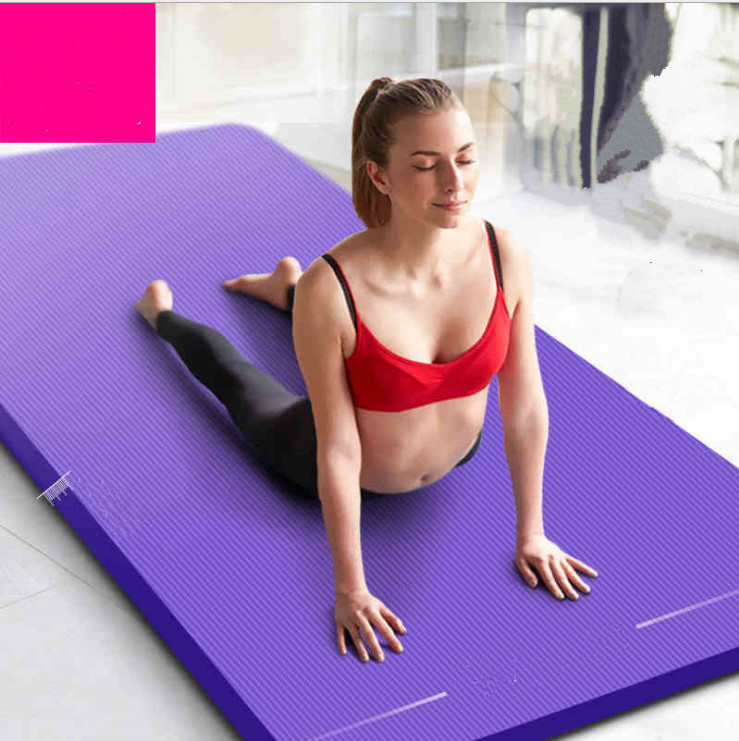 Thảm tập Yoga độ dày 10mm, mềm mại, êm ái, chống trơn trượt