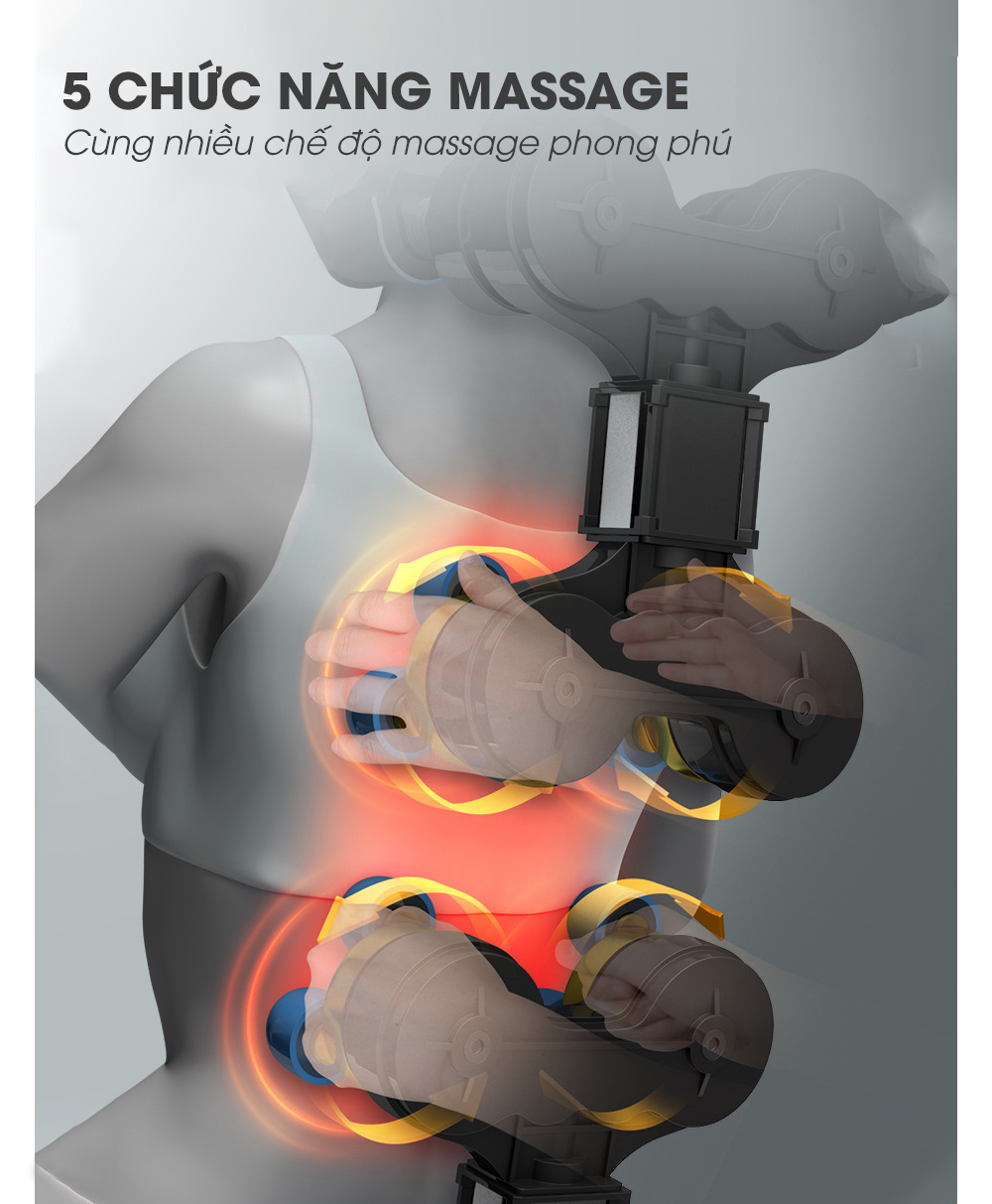 Ghế massage toàn thân cao cấp Poongsan Hàn Quốc MCP- 122 (Hàng chính hãng)