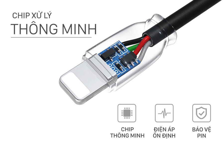 Cáp sạc nhanh Remax RC-134i cổng Lightning dài 1 mét max 2.1A (màu ngẫu nhiên)- Hàng chính hãng