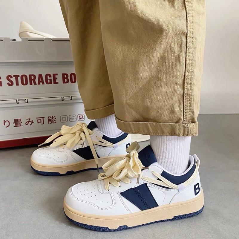 Giày thể thao nữ đế màu thời trang