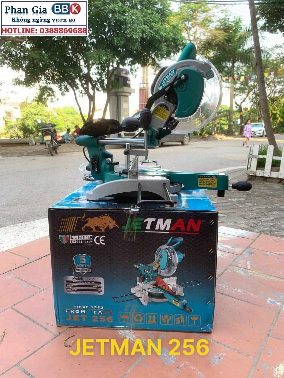 Máy Cắt Nhôm Trượt JETMAN 2000W JM-256 Chính Hãng