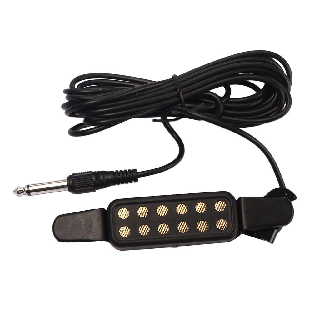1 Piece Guitar 12 Hole Sound Pickup for 40/41inch Acoustic Guitar Parts