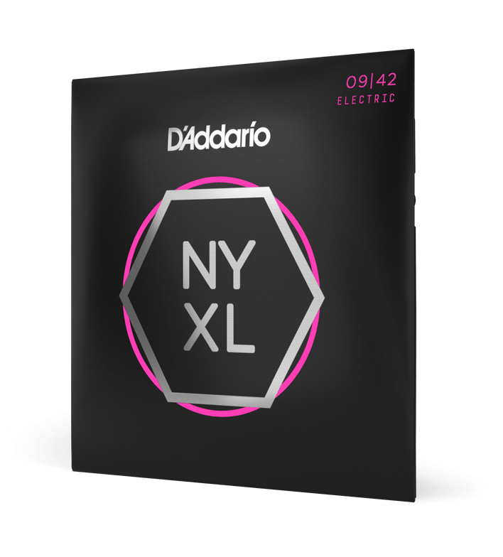 Bộ dây đàn Guitar Điện, Electric Guitar Strings - D'Addario NYXL 09-42 (NYXL0942) - Super Light - Hàng chính hãng