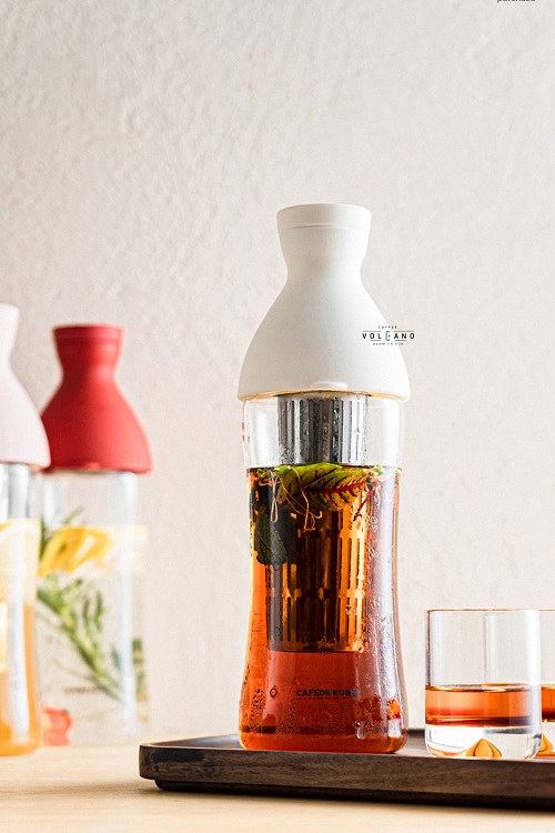 Bình chai ủ ngâm lạnh Cold brew cà phê , trà , Detox Cafede Kona