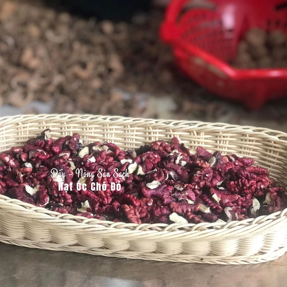 Hạt óc chó đỏ nhập khẩu Mỹ cao cấp, hạt dinh dưỡng ăn liền ăn kiêng ăn vặt an toàn