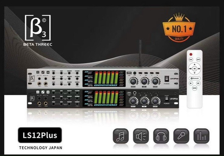 Vang Cơ Lai Số B3 - LS12 Plus - Tích Hợp Màn Hình LEG - Chống Hú FBX - ECHO - REVERB cựa hay - Âm Thanh DSP hay nhất hiện nay - Hàng Chính Hãng