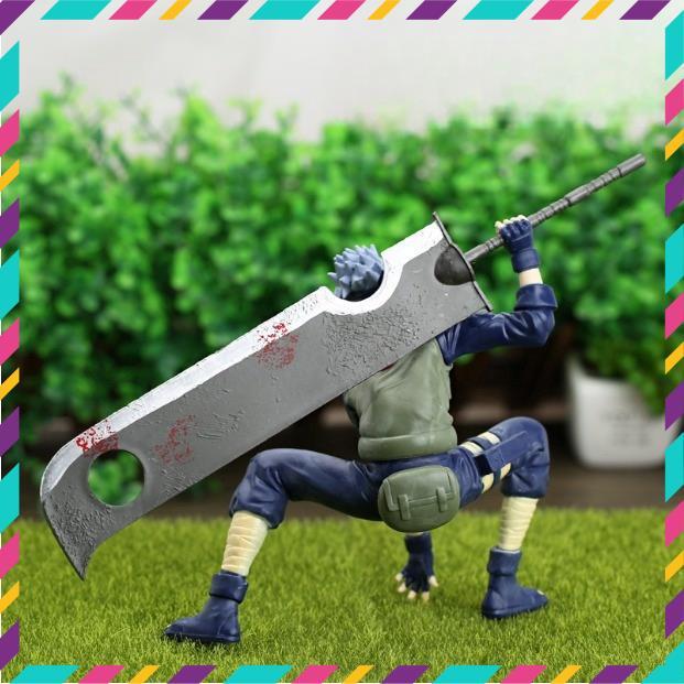 Mô Hình Nhân Vật Kakashi, Trong Bộ Truyên Tranh Naruto, KaKashi Cầm Đao Cao 15cm - Tượng Figure Naruto