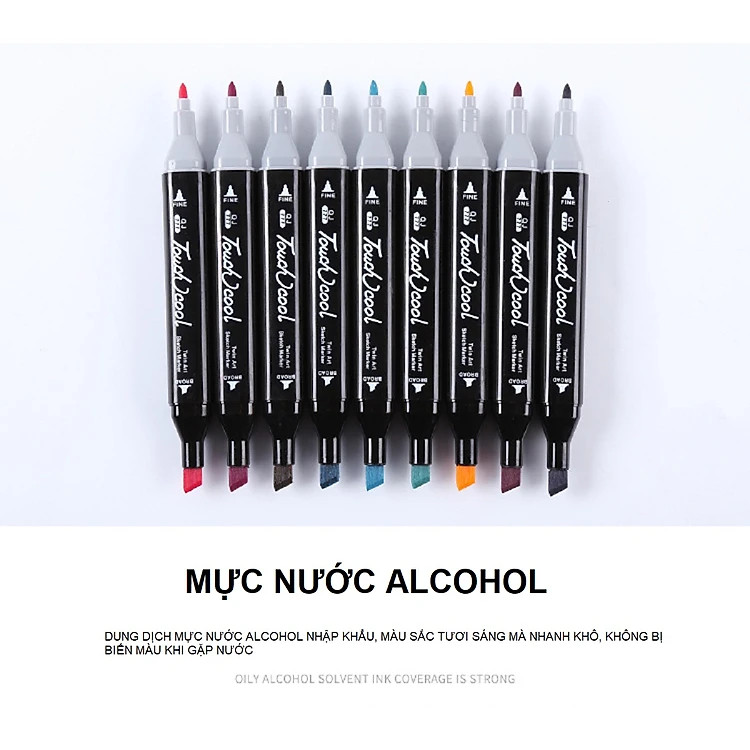 Bộ Bút 30 Màu Touch Chuyên Nghiệp - Hàng chính hãng