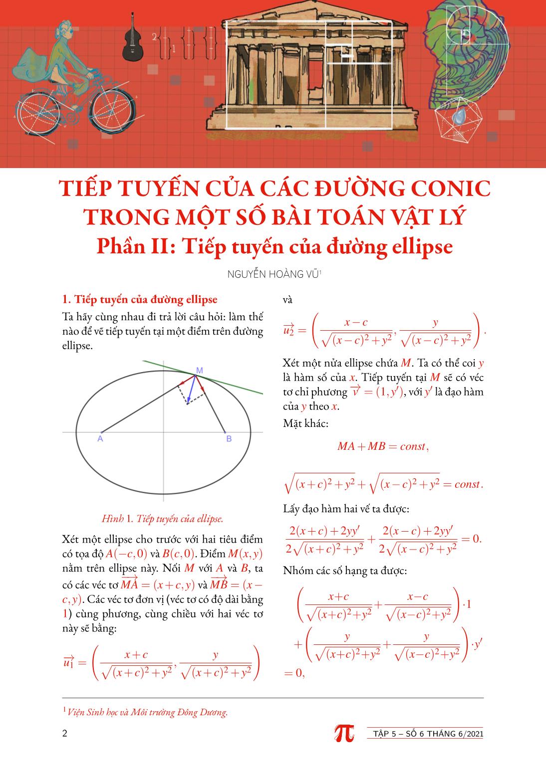 Tạp chí Pi- Hội Toán học Việt Nam số 6/ tháng 6 năm 2021