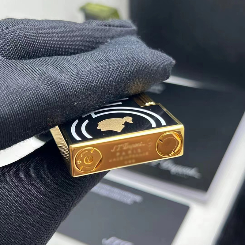 Vỏ Hột Quẹt Bật Lửa Gas Đá DP089 Phiên Bản Kỷ Niệm 55 Năm Sơn Mài Màu Đen