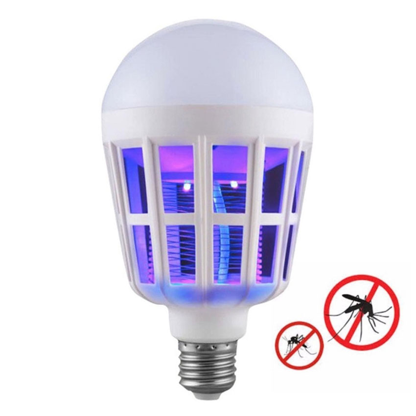 Chống Muỗi Bóng Đèn Đuổi Bọ Zapper Diệt Côn Trùng Đêm Đèn 2 Trong 1 Bóng Đèn E27 LED Muỗi sát thủ AC 175 V-220 V.