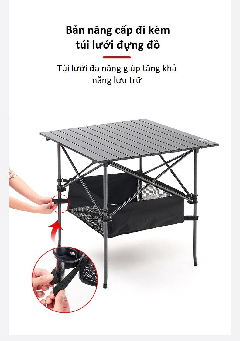 Bàn Xếp Gấp Gọn Du Lịch Và Dã Ngoại Dễ Mang Theo Khi Đi Cắm Trại Picnic Ăn Uống Cùng Gia Đình – YZ013