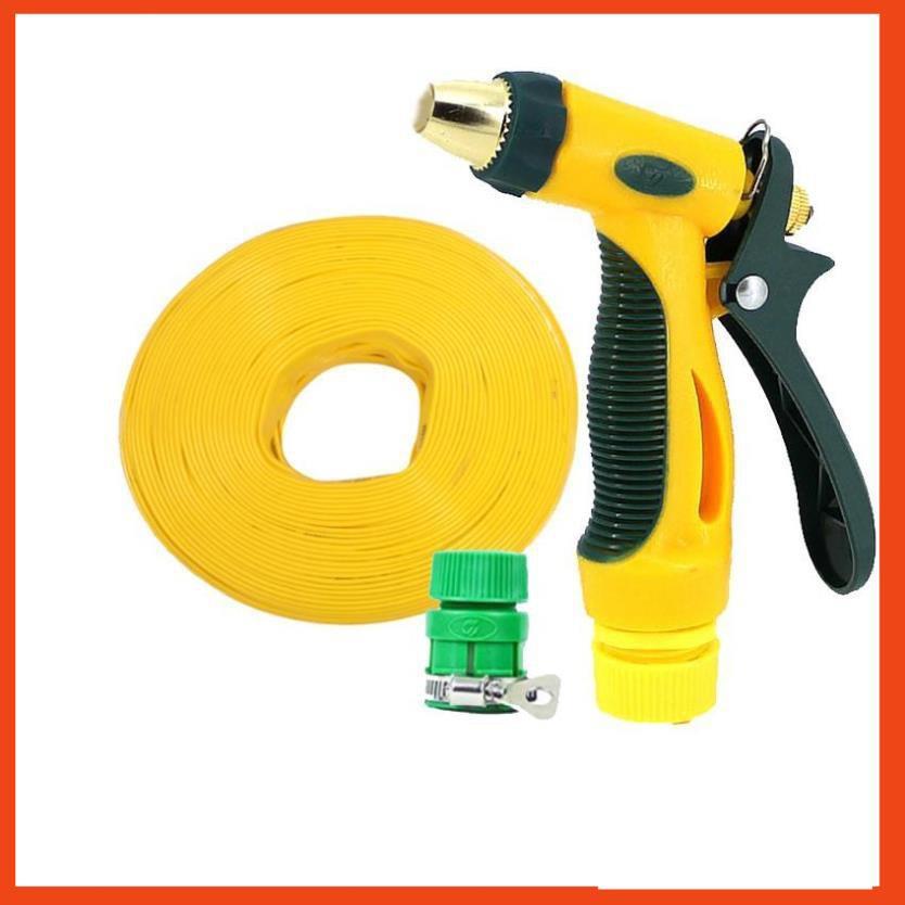 Bộ dây vòi xịt nước rửa xe,tưới cây tăng áp 3 lần 7-10M 206317