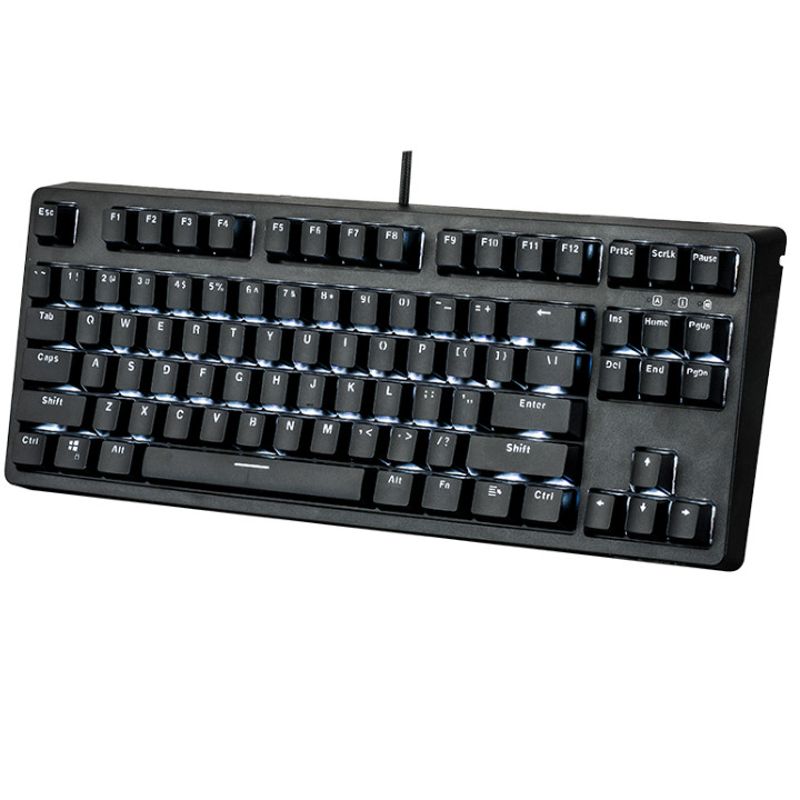 Bàn Phím Cơ Gaming E-Dra EK387 Switch Gateron Led Trắng - Hàng Chính Hãng