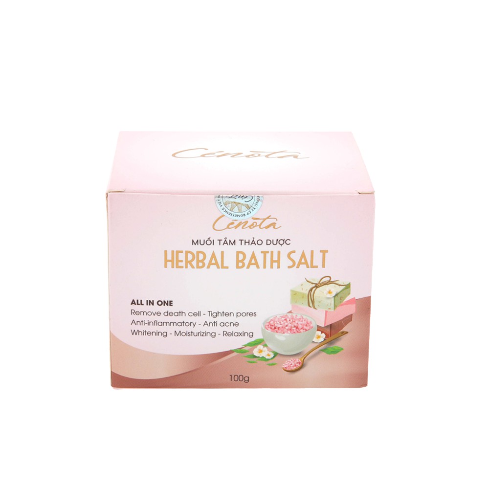 Muối Tắm Thảo Dược Cenota Herbal Bath Salt 100g Chính Hãng