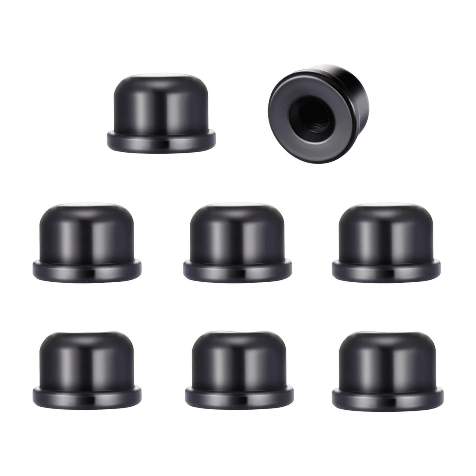 8x Metal Lamp Finials Caps Tapped of Tops for Lamp Shade Holder Harp