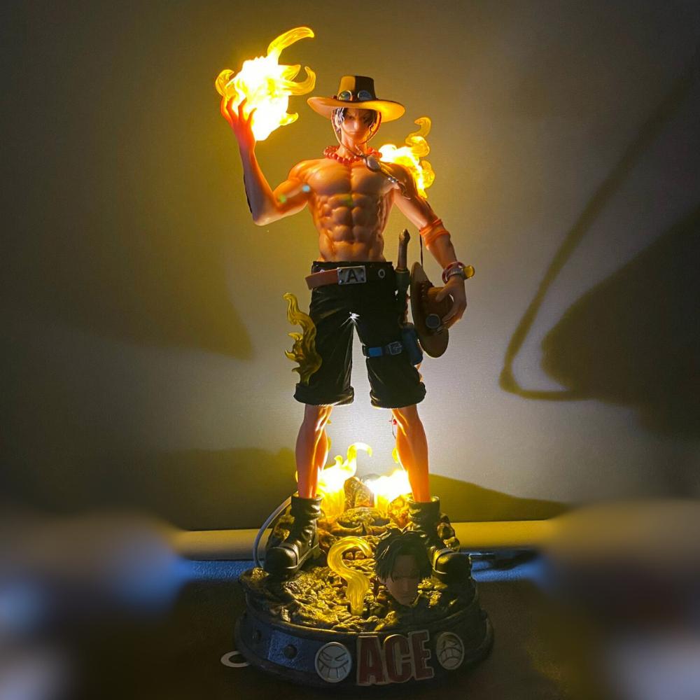Mô Hình ACE Tay Nắm Lửa 36CM Mô hình One Piece Cao Cấp, Figure Mô Hình Anmie One Piece Luffy Vua Hải Tặc