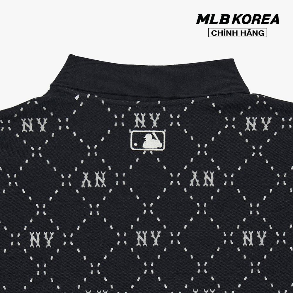 MLB - Đầm polo mini tay ngắn Dia Monogram Jaquard 3FOPM0533-50BKS