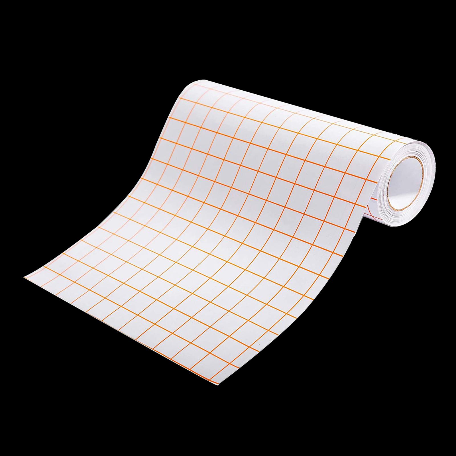 Vinyl Transfer Paper Tape Roll 12" x 79 inch with Alignment Grid Decals Windows