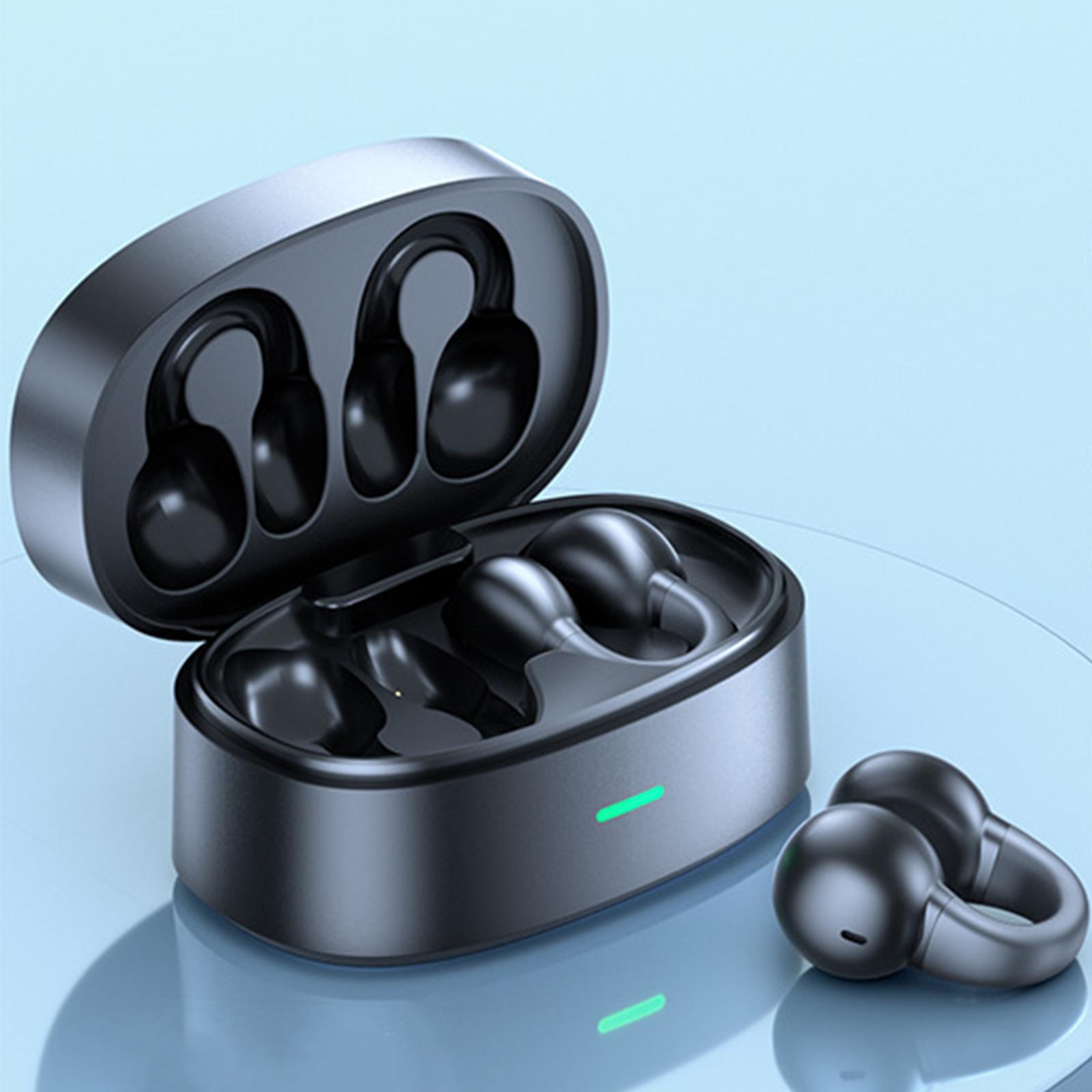 Headphones V5.3 Ear Clip wearing Ergonomic for Computer Gaming Sport