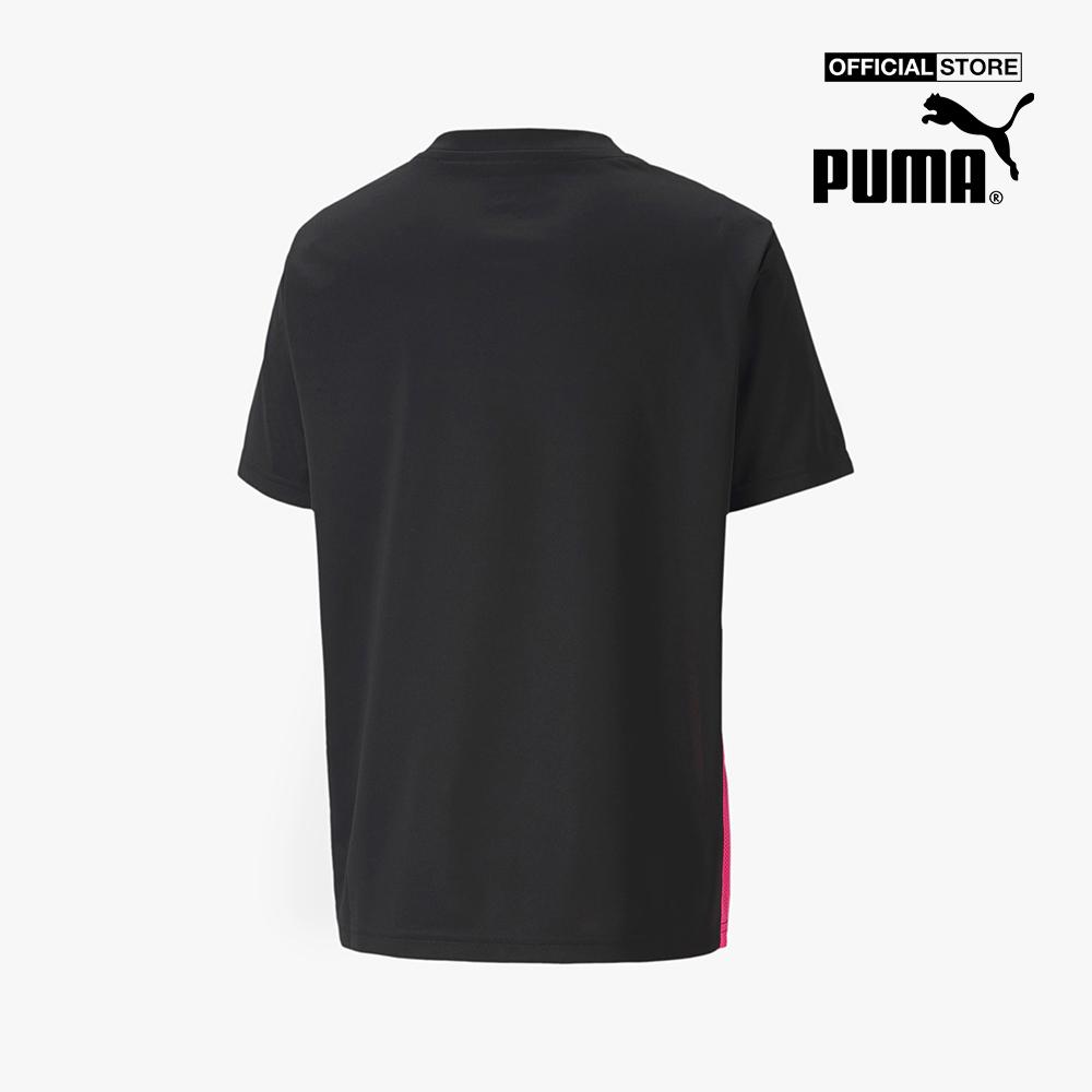 PUMA - Áo thun thể thao cổ tròn tay ngắn phom trẻ em Teamsport 656811