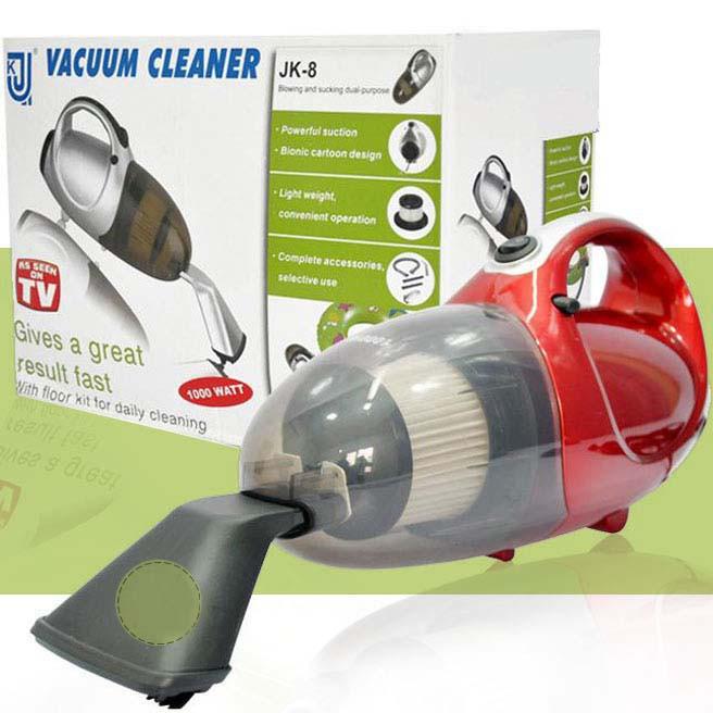 Máy hút bụi cầm tay 2 chiều Mini Vacuum Cleaner JK-8 màu đỏ - Hàng Chất Lượng