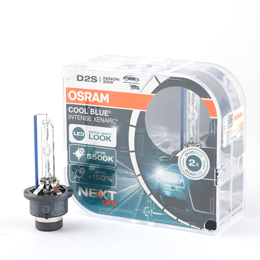 Combo 2 Bóng Đèn Xenon (Next Gen) OSRAM Cool Blue Intense D2S 66240CBN 12V 35W