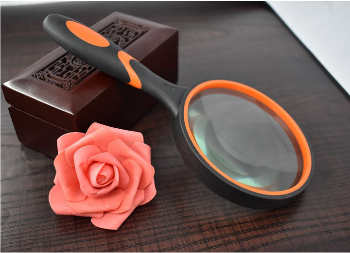 Kính lúp 100mm tay cầm chống trượt