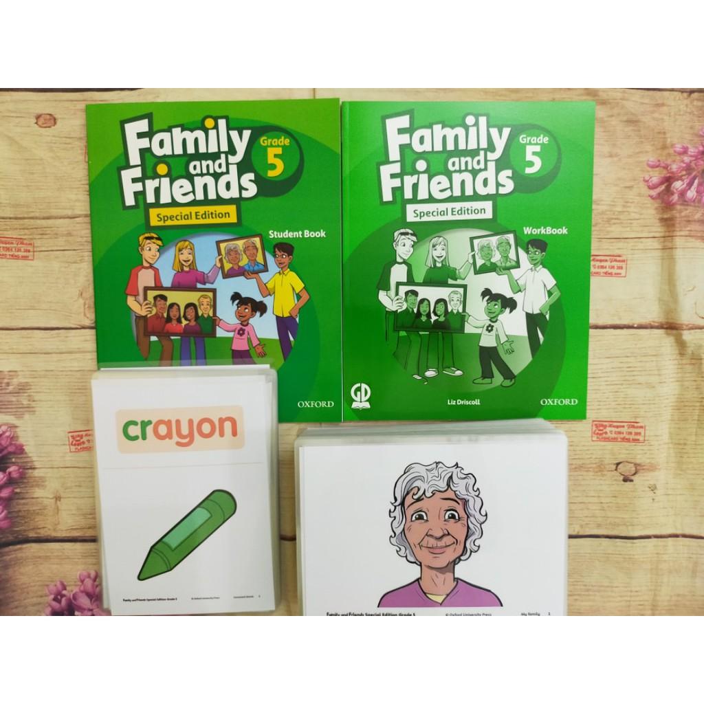 Flashcard Family anh Friends special Edition Grade ̀5 - Phiên Bản Tỉnh