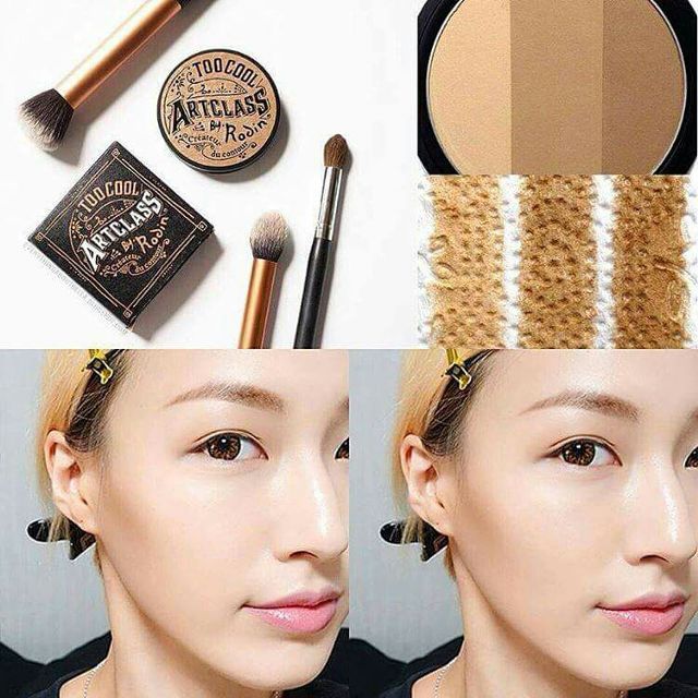 Hộp 2 lõi Phấn Tạo Khối Too Cool For School Art Class By Rodin Contour Powder 9.5g x 2