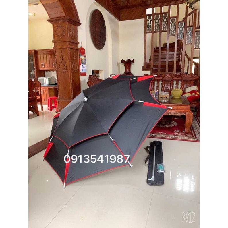 SALE LỚN ô dù câu cá 2 tầng - ô câu cá 2m4