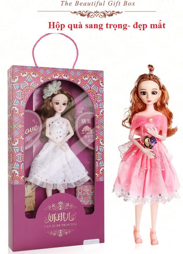 Búp bê Barbie cao cấp thế hệ mới-40cm