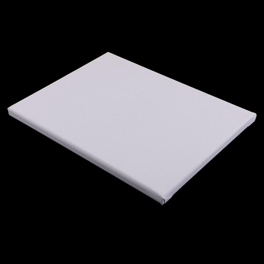 2x 12"x8" 8"x16" Blank Wooden Frame Canvas Panel Boards For Oil Painting