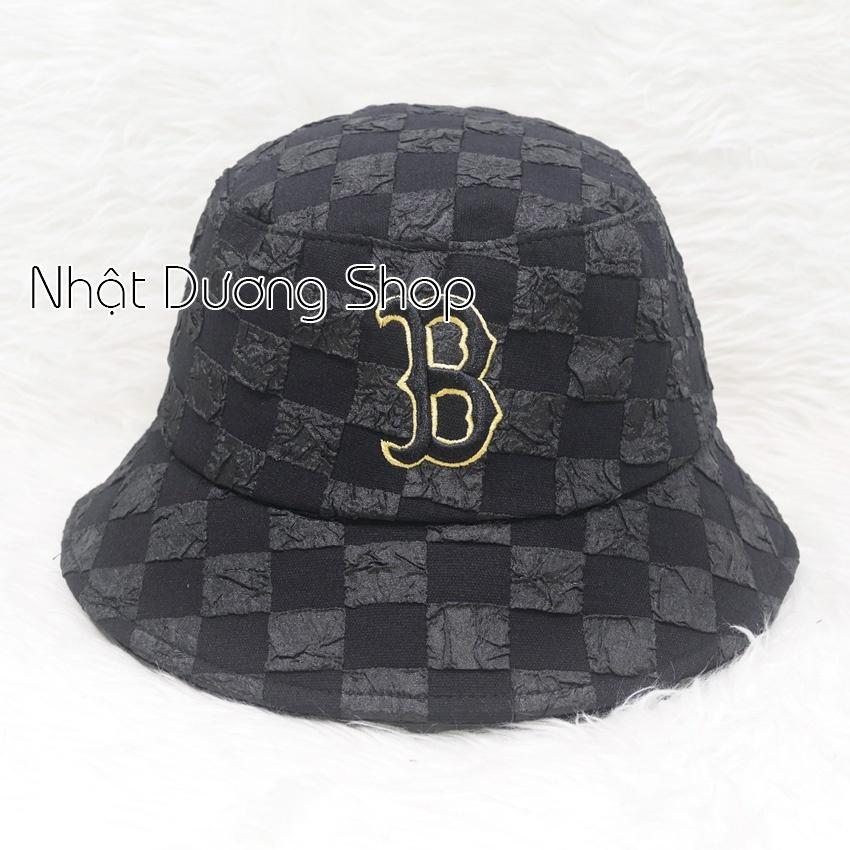 Nón Bucket, Mũ tai bèo vành cụp thêu chữ B vành rộng 6 cm vải cotton cao cấp phù hợp cho cả nam và nữ.