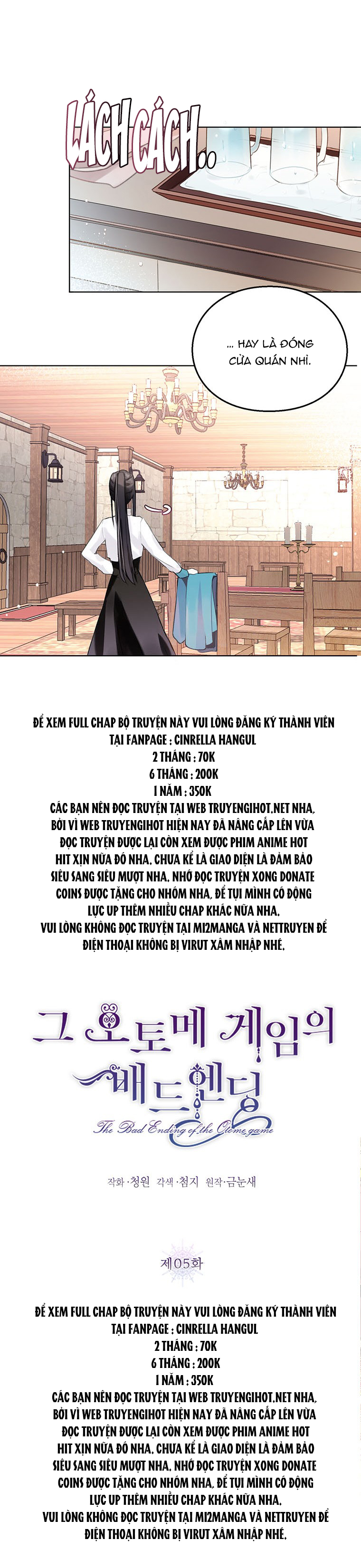 kết cục buồn của trò chơi nhập vai chapter 5 6