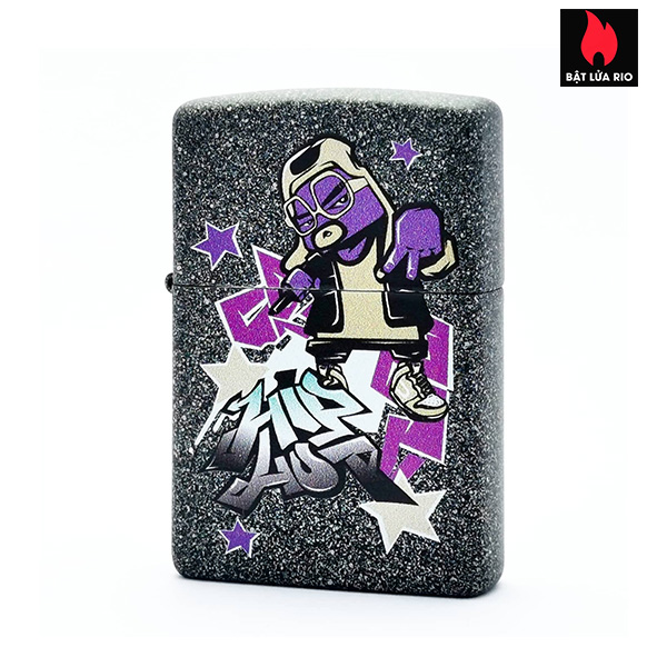 Bật Lửa Zippo Asia 211-C-000003 – Hip Hop Design – Iron Stone