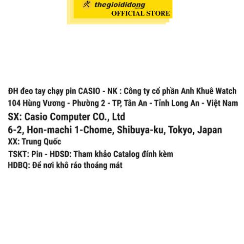 Đồng hồ Casio 35 mm Nữ LW-204-4ADF - Hàng Chính Hãng