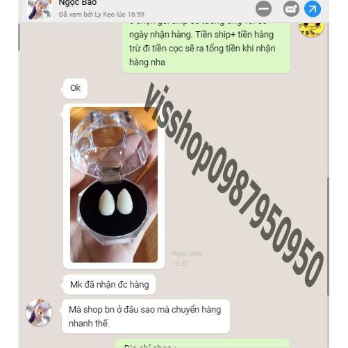 Vmrăng nanh-răng khểnh giả cao cấp kèm keo