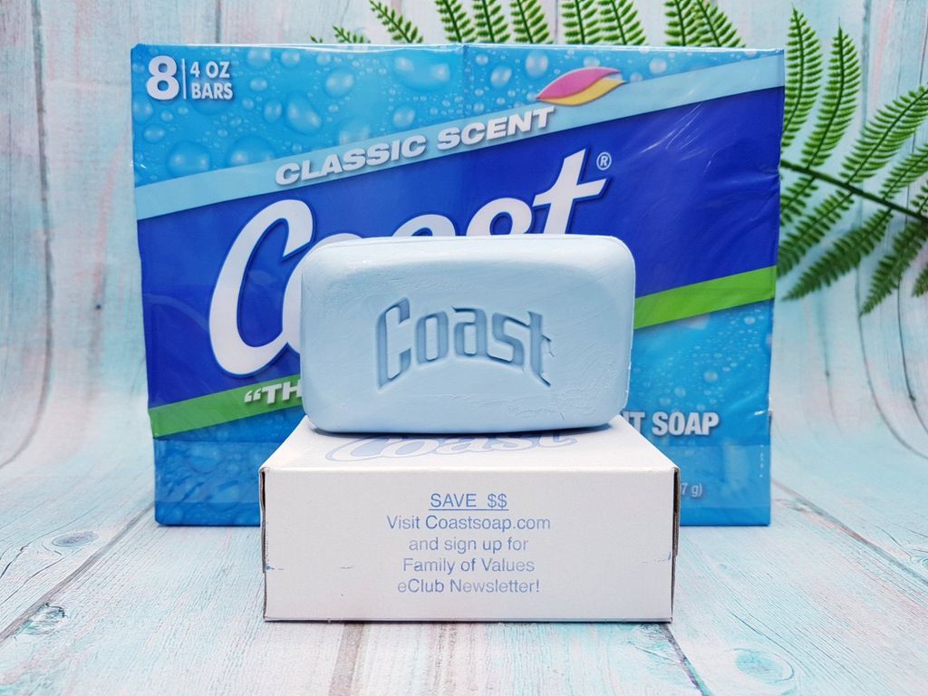 Lốc 8 cục xà phòng COAST 113g/cục - Nhập khẩu Mỹ