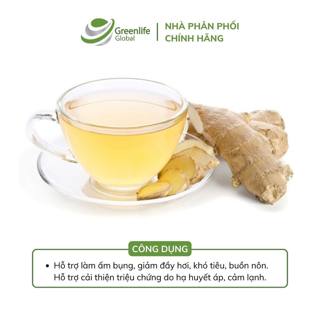 Trà gừng Đại Uy (Hộp 10 túi trà)