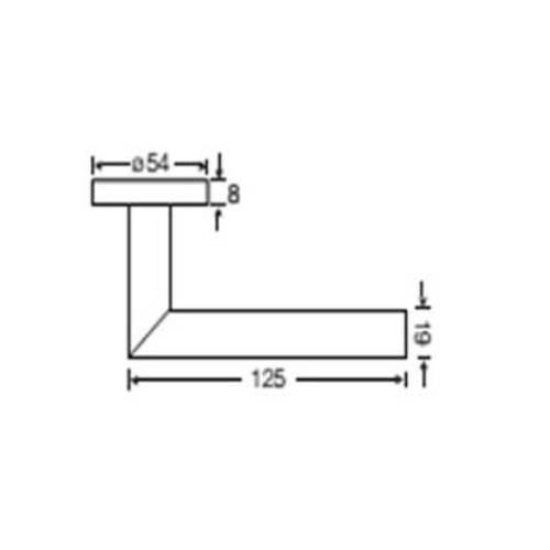 Tay nắm gạt Yale YTL060 US32D inox 304