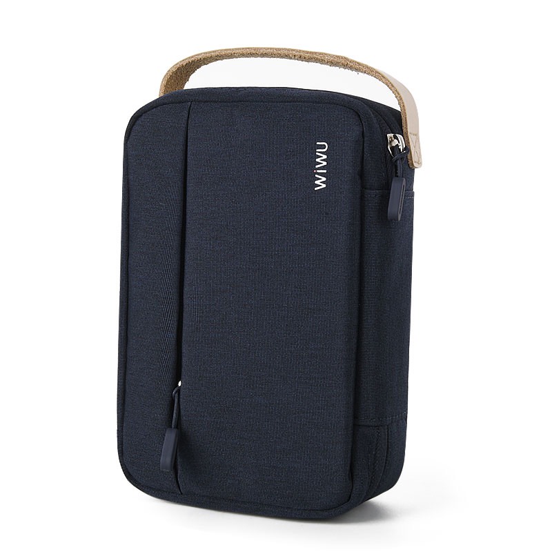 Túi Wiwu Cozy Storage Bag 8.2 inch để phụ kiện có các ngăn để chuột, củ sạc, đồng hồ ..... làm bằng vải chống nước - Hàng chính hãng