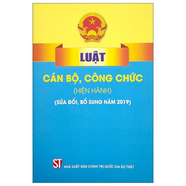 Luật cán bộ công chức (hiện hành)