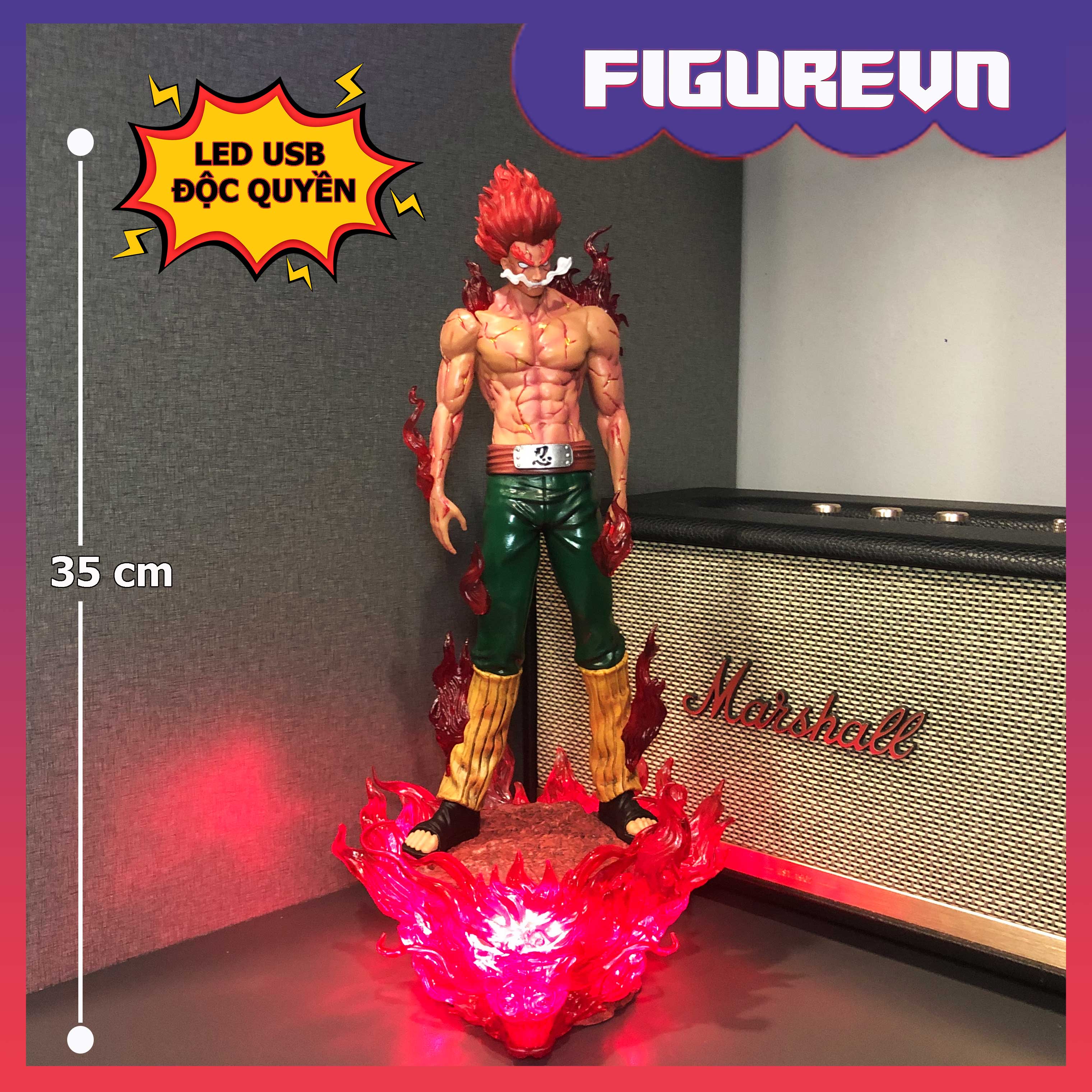 Mô hình Bát Môn Gai 35 cm có LED usb - Naruto