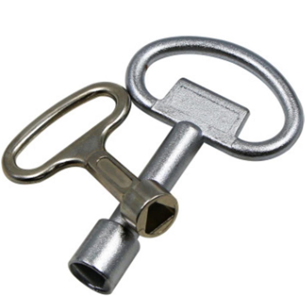 2xMultifunction Triangle Switch Key Wrench Elevator Electrical Cabinet Key L