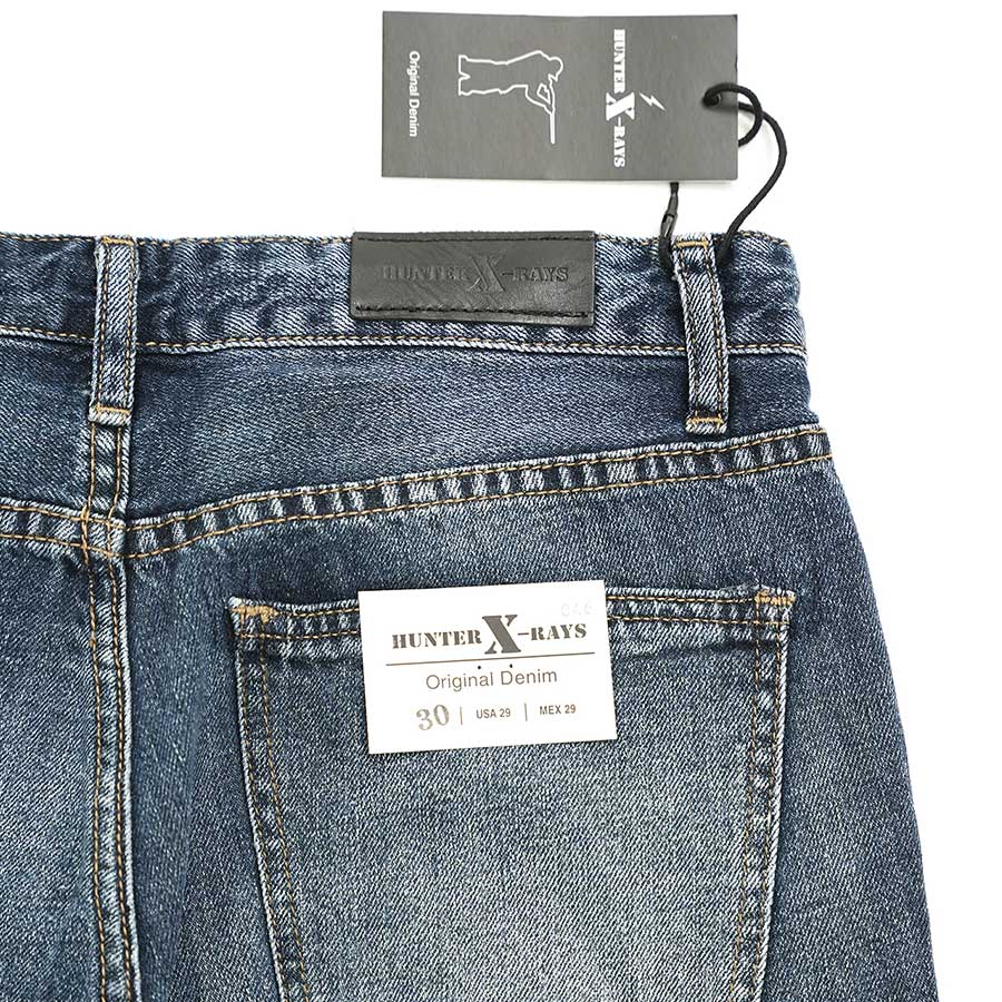 Quần Short Jeans Nam Form Slimfit Cotton Xanh – Hunter X-Rays S44